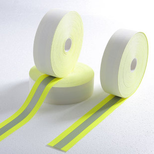 FR Yellow-silver warning tape